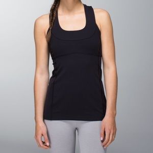 Lululemon Black Scoop Neck Tank Size 6